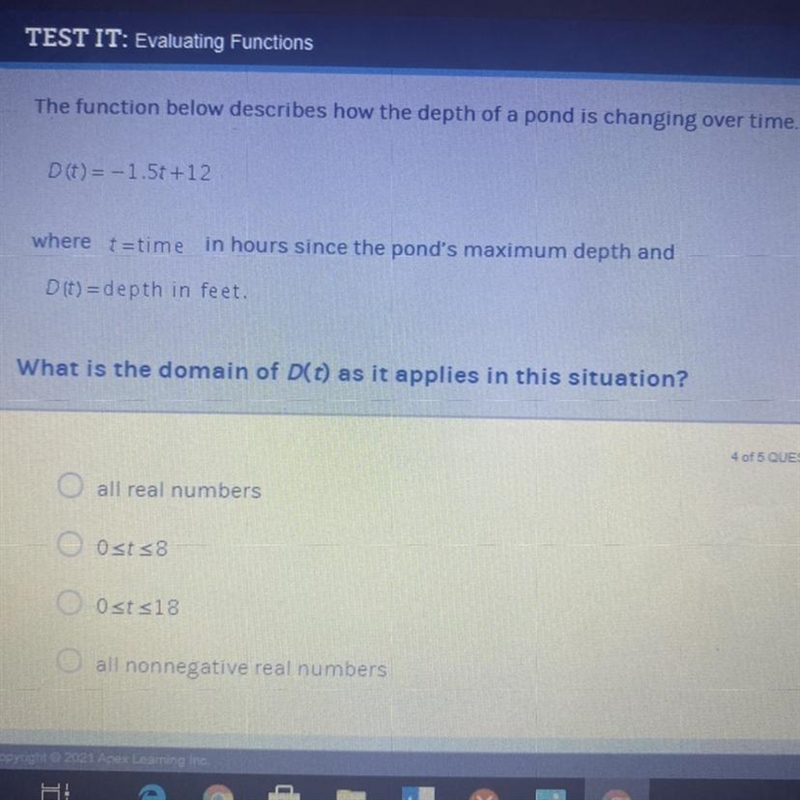 What is the domain of D(t) as it applies in this situation?-example-1