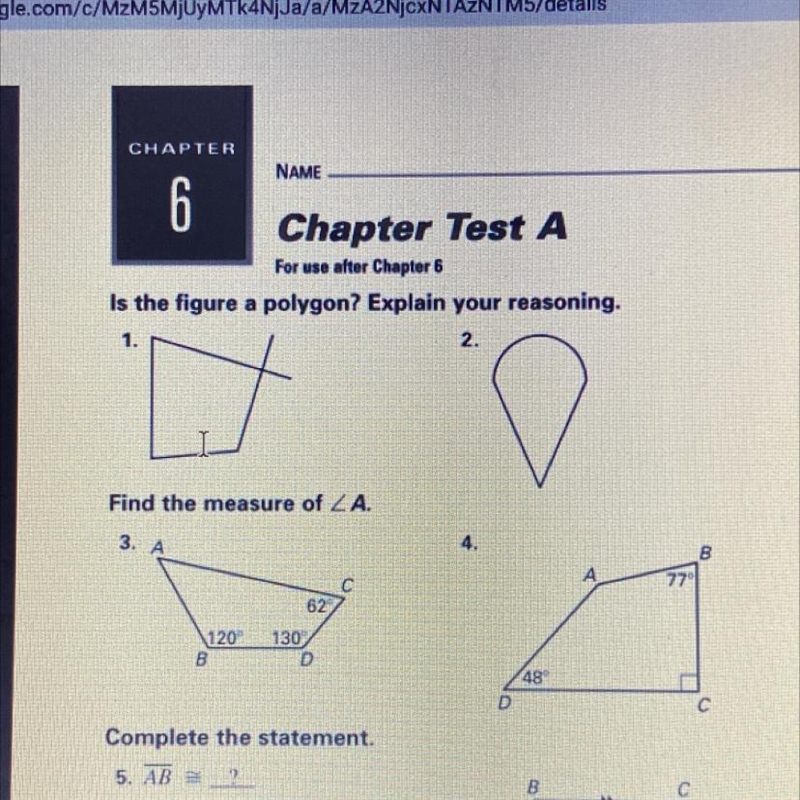 Someone help me please! with questions 1-4 , geometry is not my strong suit-example-1