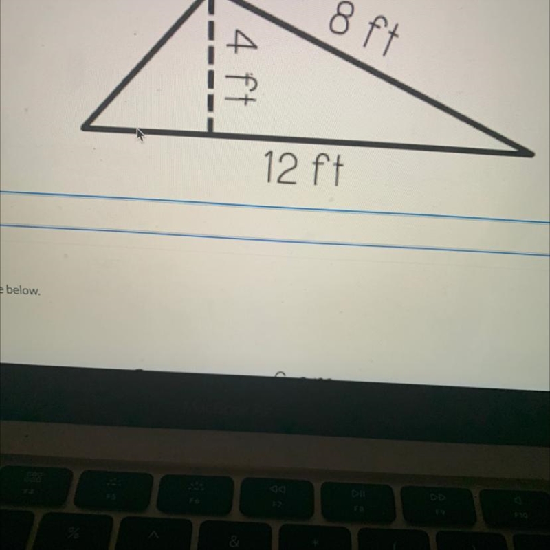 Calculate the area of the shape below.-example-1