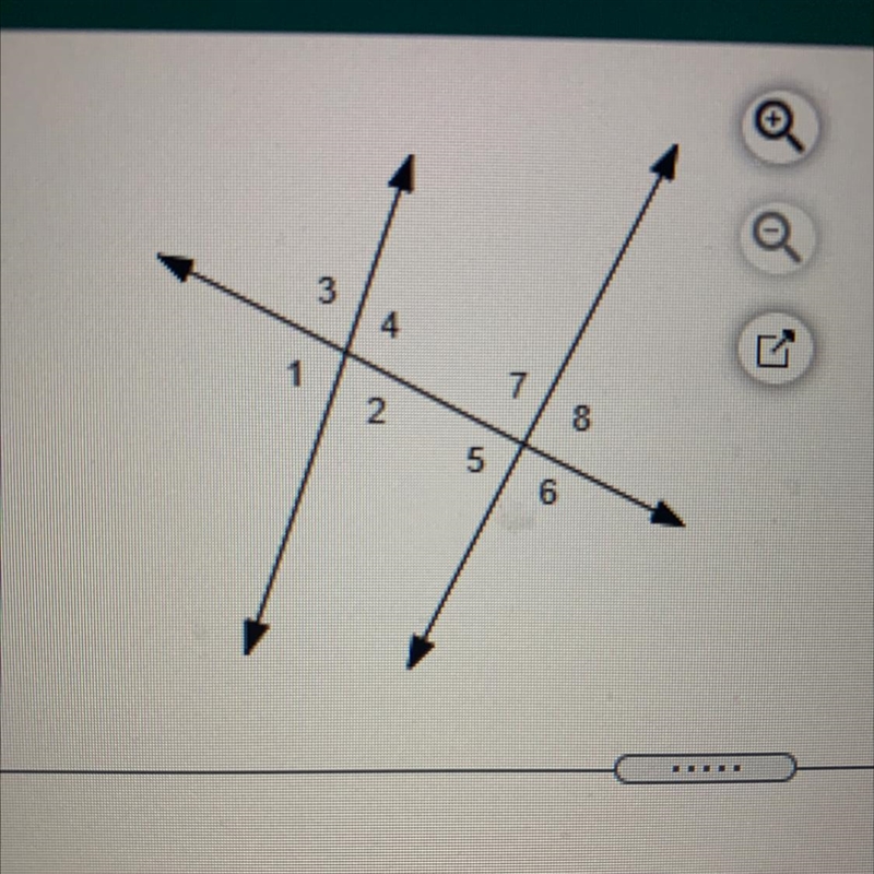 Identify a pair of corresponding angles A: <3 and <7 B: <3 and <2 C: &lt-example-1