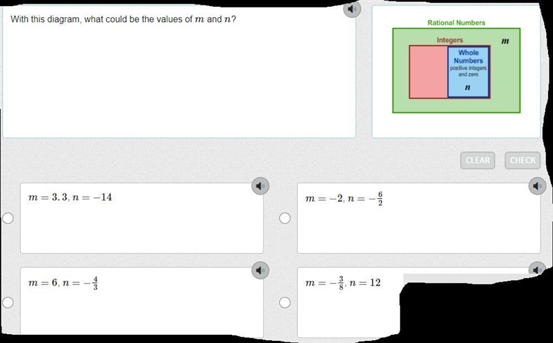 With this diagram, what could be the values of m and n?-example-1