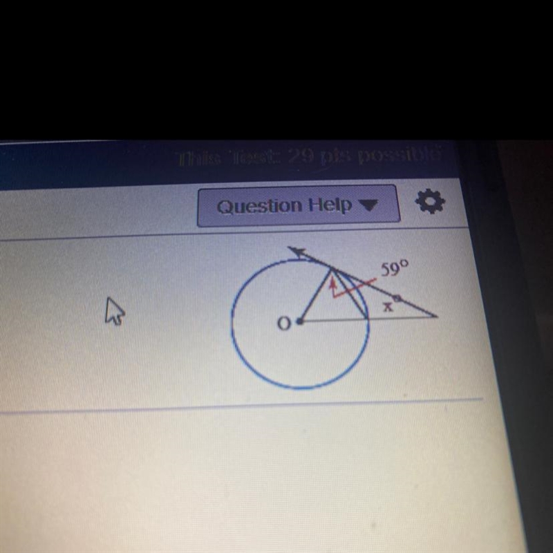 Lines that appear to be tangent are tangent. O is the center of the circle. What is-example-1