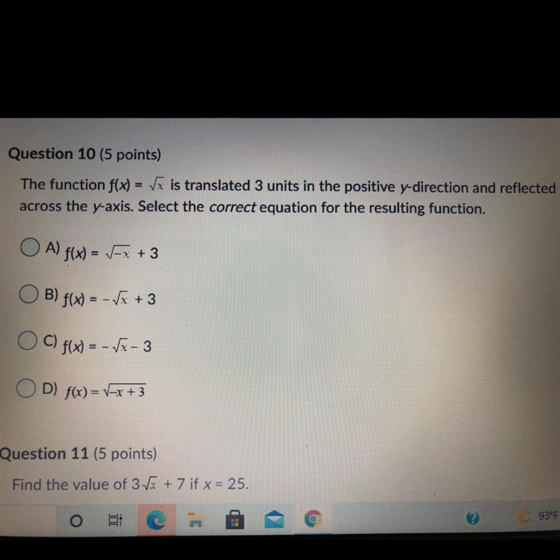 What is the correct equation ?-example-1