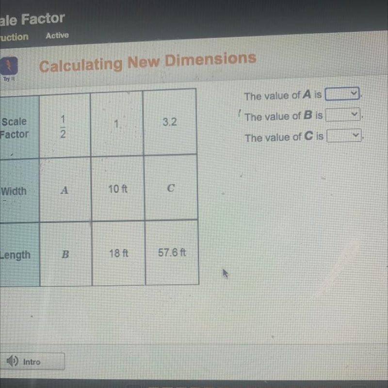 The value of a is the value of B is the value of C is￼-example-1