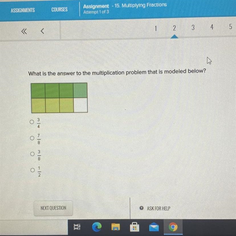 Whta is the answer to the multiplication problem below? Look at the graph in picture-example-1