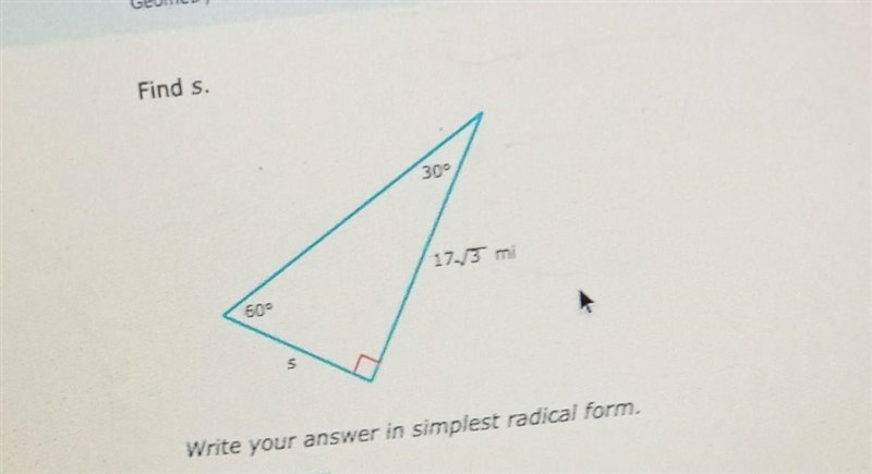 Write your answer in simplest radical form​-example-1