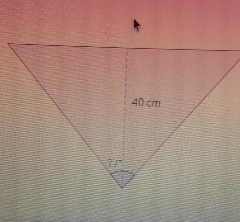 PLS Help quick!! Austin keeps a right conical basin for the birds in his garden as-example-1