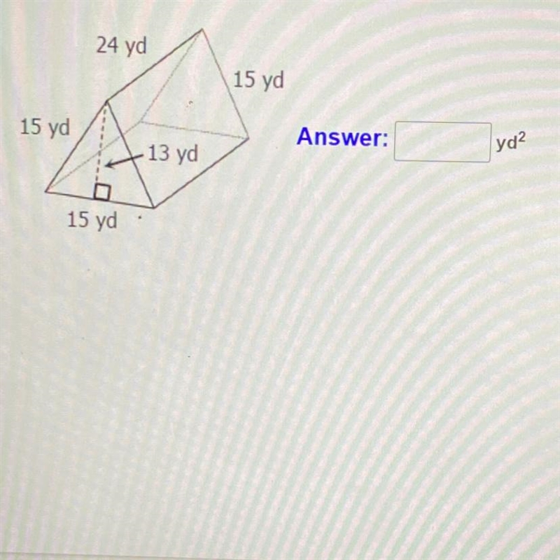 Find the surface area of the solid below. Round to the nearest tenth if needed. Can-example-1