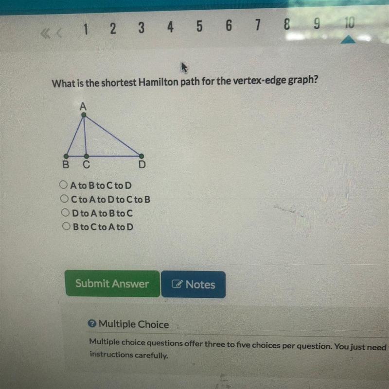 What is the shortest Hamilton path for the vertex-edge graph?-example-1