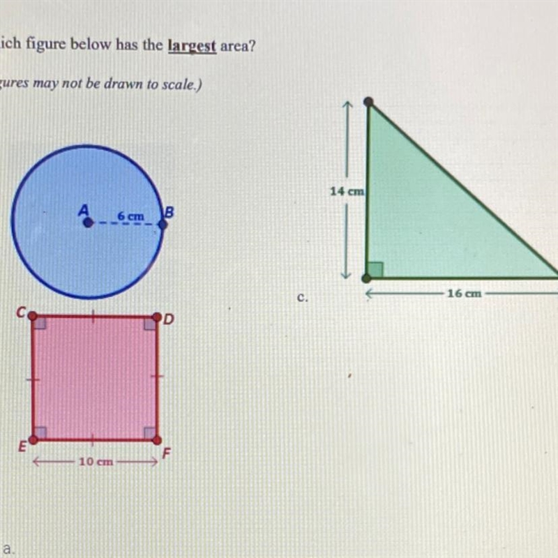 Which figure has the largest area?-example-1