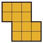 What is the area of the figure below? 16 square units 14 square units 10 square units-example-1