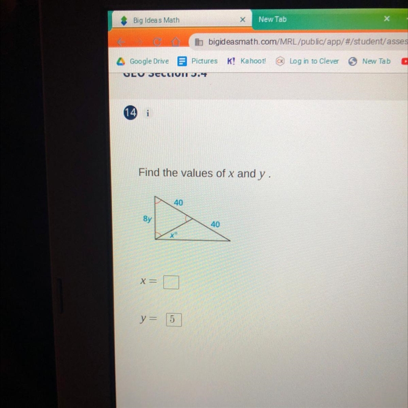 What is the value of X please?-example-1