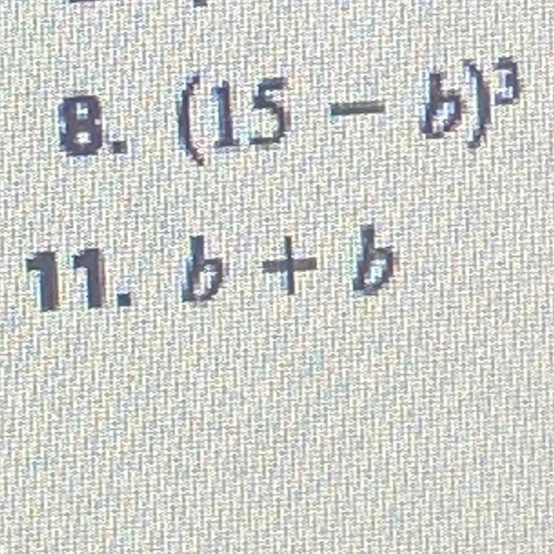 Evaluate the expression when b=5-example-1