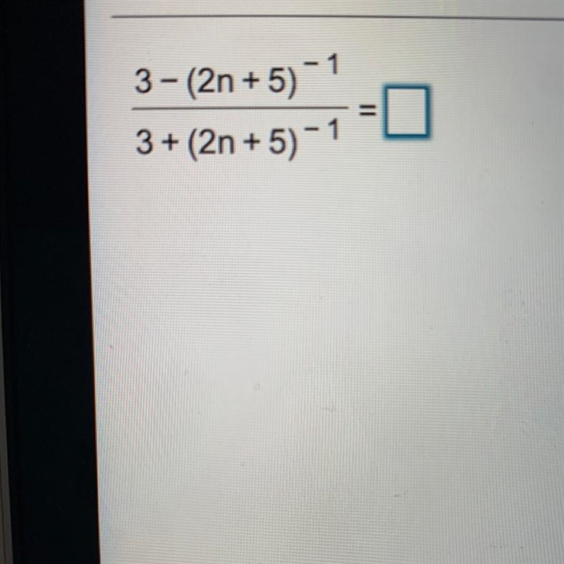 - 3-(2n + 5) 3 + (2n + 5)-1-example-1