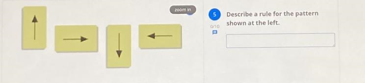 Describe a rule for the pattern shown at the left.-example-1