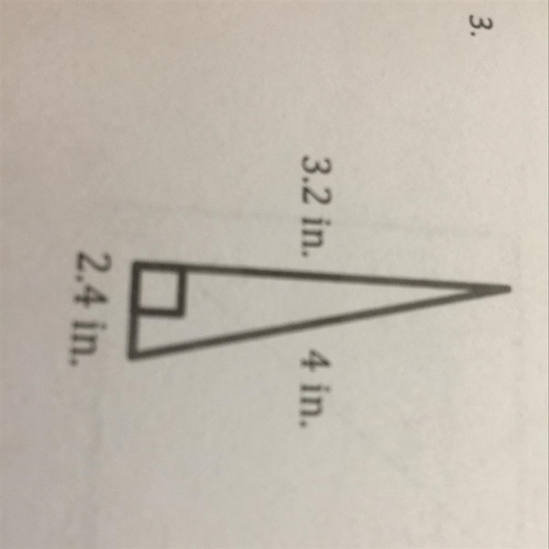 What is the area of the right angle-example-1