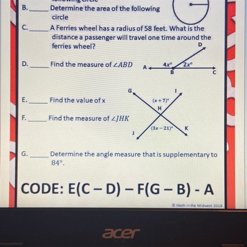 I NEED HELP ON C,E,F,G PLEASE ASAP!!!!-example-1