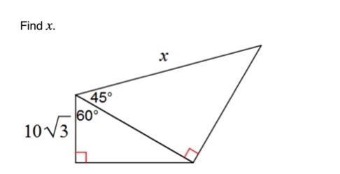 Use the figure to find x.-example-1