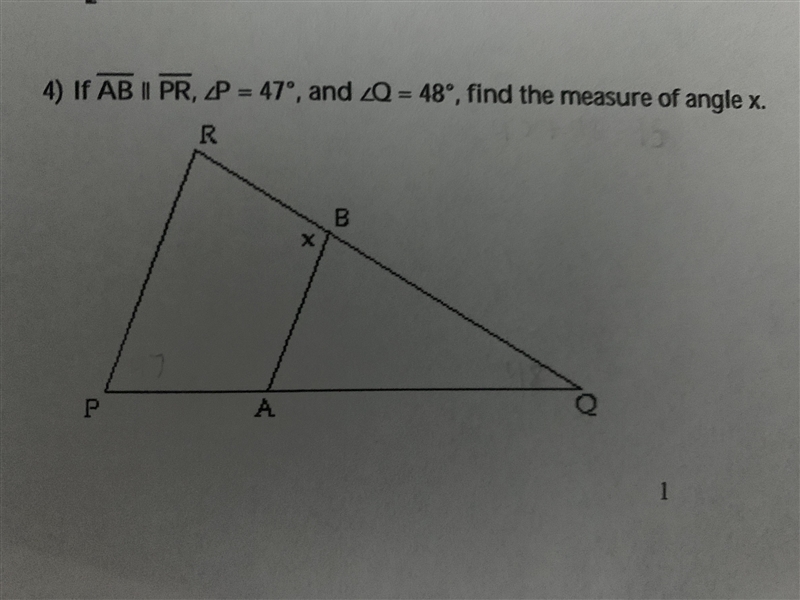 Find the measure of angle x? I’m confused-example-1