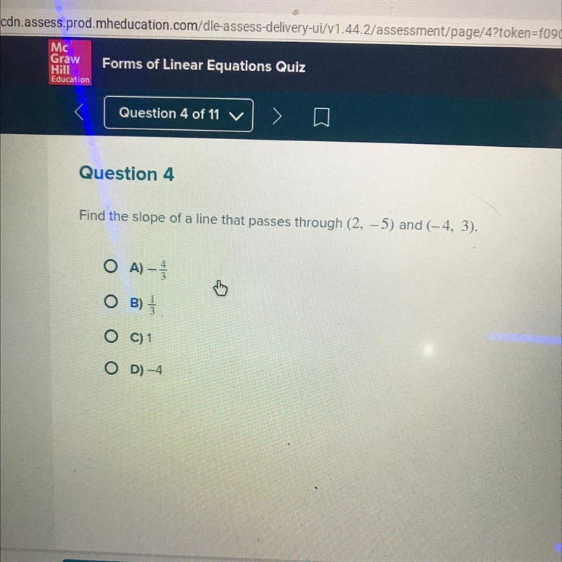 Find the slope of the line that passes through-example-1