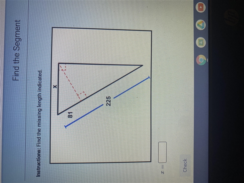 Find the missing length indicatedOk-example-1