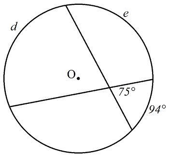 Please help meeee Find the value of d. A. 47 B. 56 C. 75 D. 30-example-1