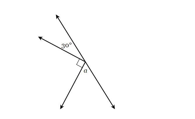 Find the measure of the missing angle. A= (answer is in degrees)-example-1