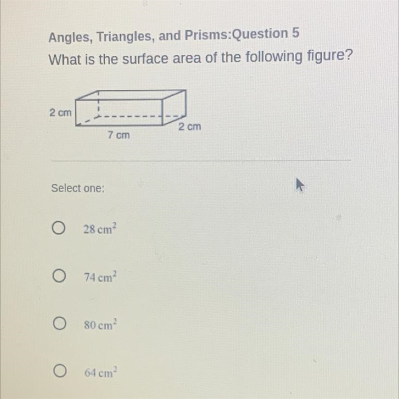 What is the surface area of the following figure?-example-1