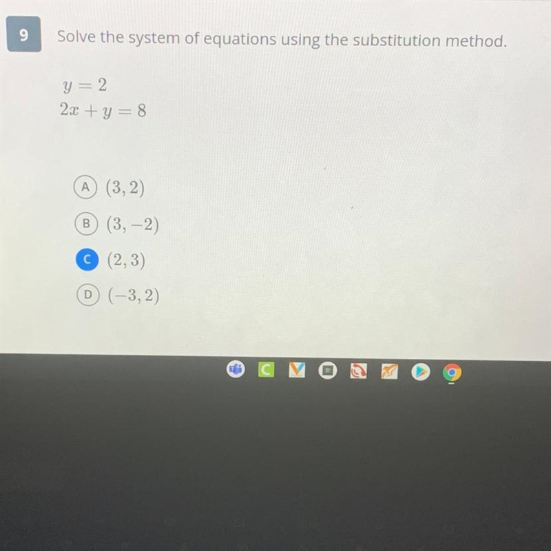 I just randomly guessed but could someone help plz- Y=2 2x+y=8-example-1