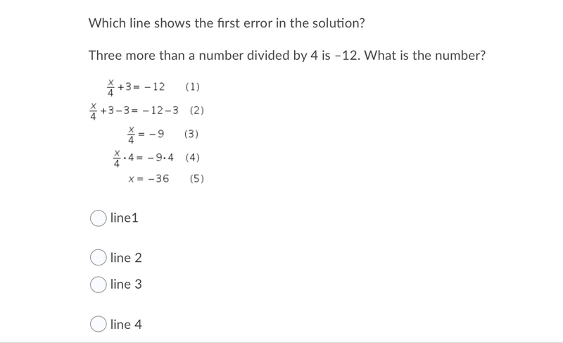 Which line shows the first error in the solution?-example-1