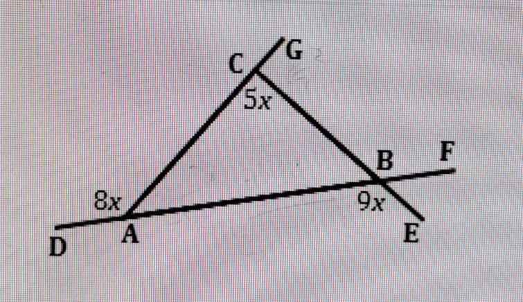 Find the value of x in each case.​-example-1