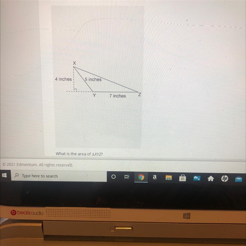 What is the area of xyz pleae help?-example-1