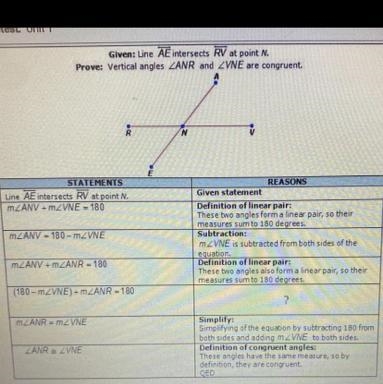 What is the missing reason for the 5th step in the proof below? A: Substitution B-example-1