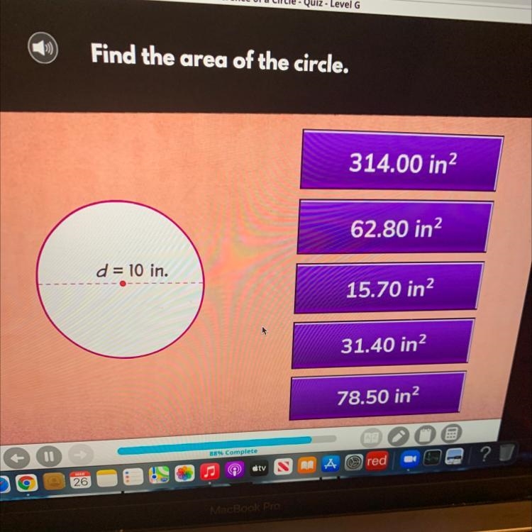 Find the area of the circle.-example-1