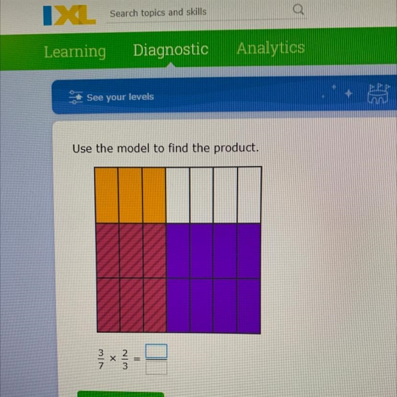 Use the model to find the product.-example-1