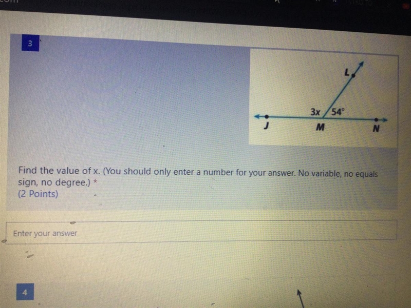 Find the value of x-example-1