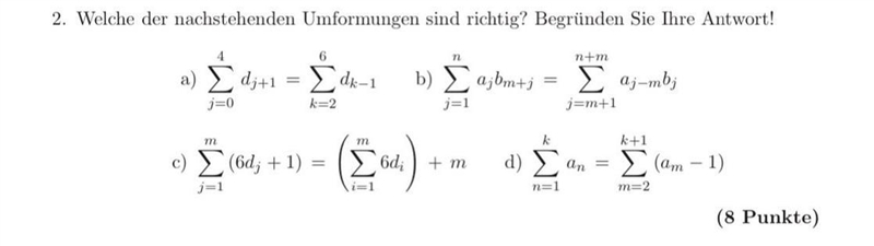 Hello. How to prove that those operations are truth? Sums-example-1