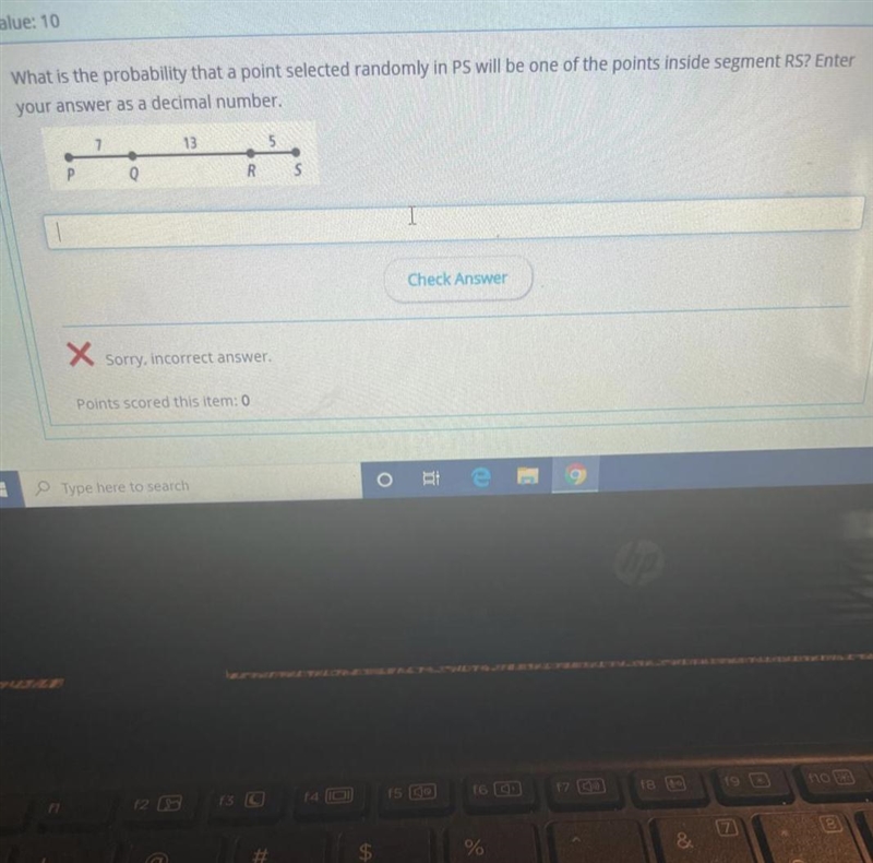 HELP PLEASE- ASAP What is the probability that a point selected randomly in will be-example-1