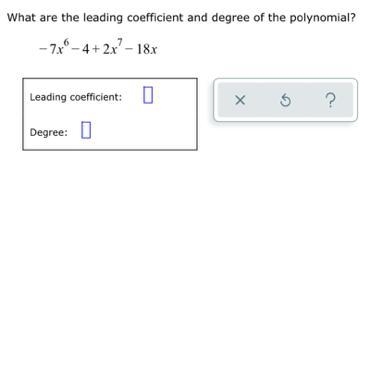 What are the leading coefficient and degree of the polynomial?-example-1