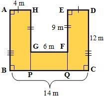 Find the area of the shape-example-1