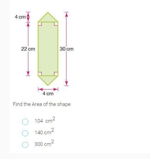 Find the area of the shape-example-1