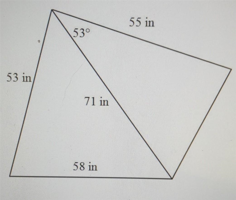 Find the area of the plot of land shown below. ​-example-1