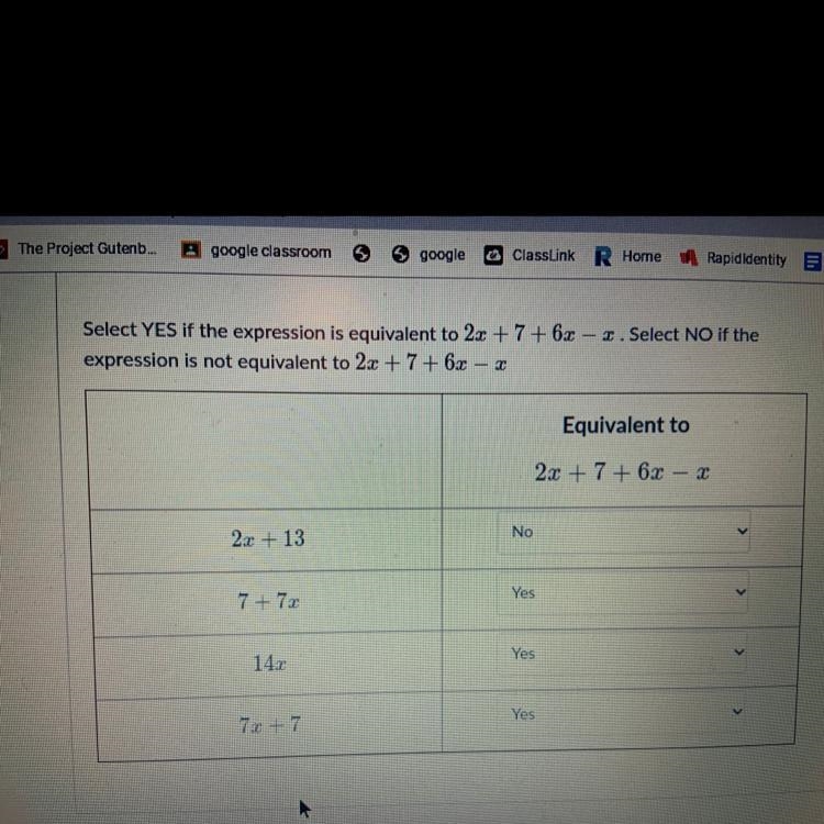 Are these equivalent the the expression on the top right-example-1