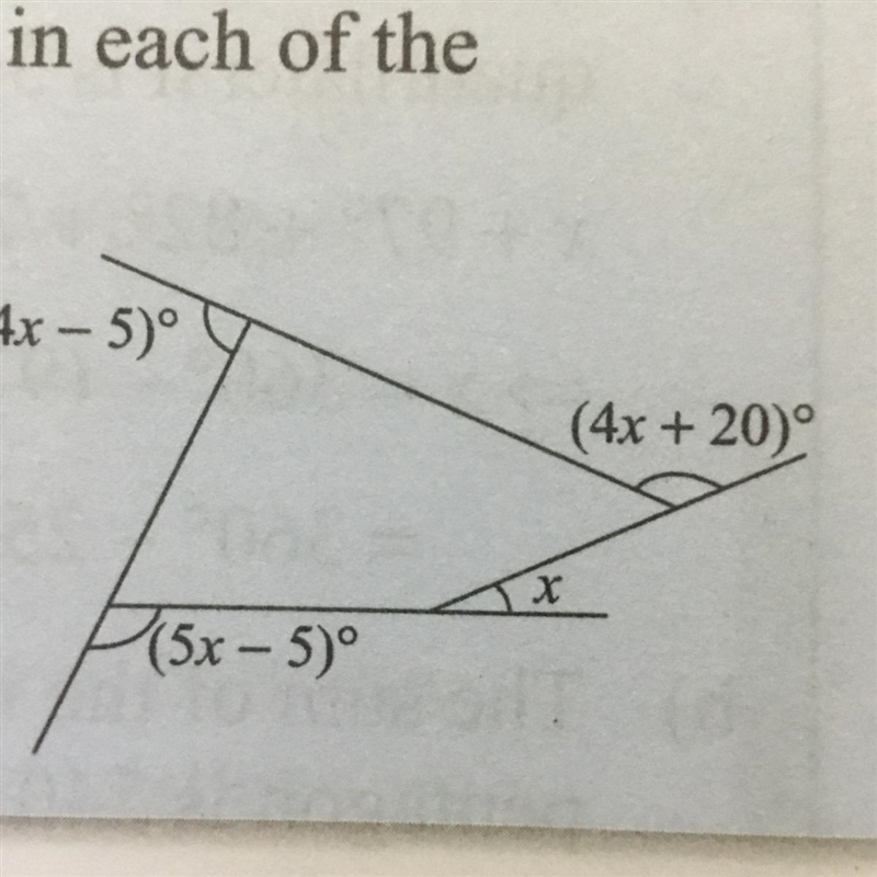 Find the value of x (give in steps)-example-1