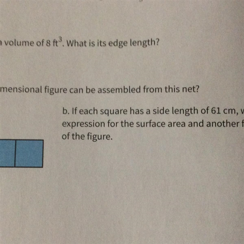 What three-dimensional figure can be assembled from this net?-example-1