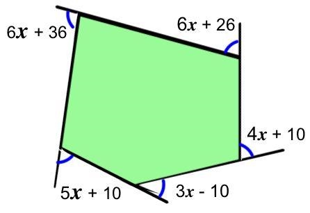 Work out the value of x. The diagram is not drawn to scale.-example-1