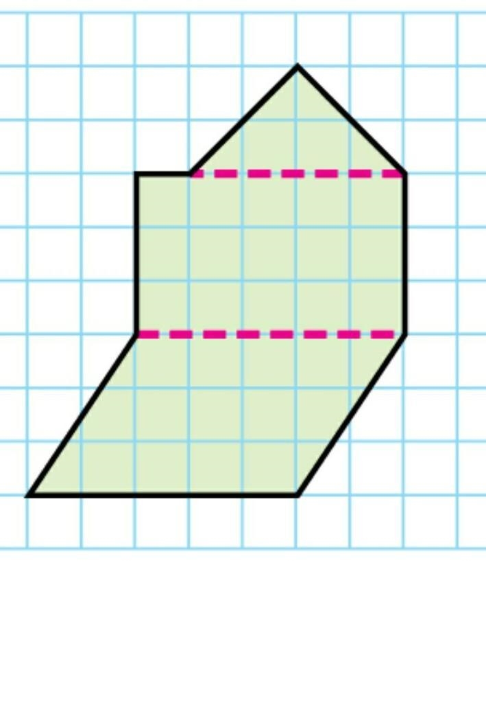 FIND THE AREA of this polygon ​-example-1