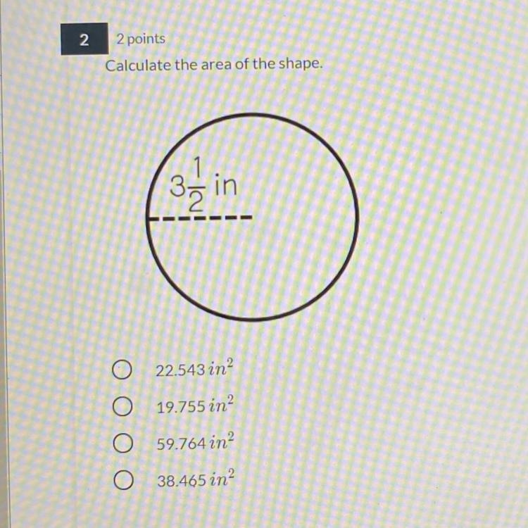 Calculate the area of the shape.-example-1