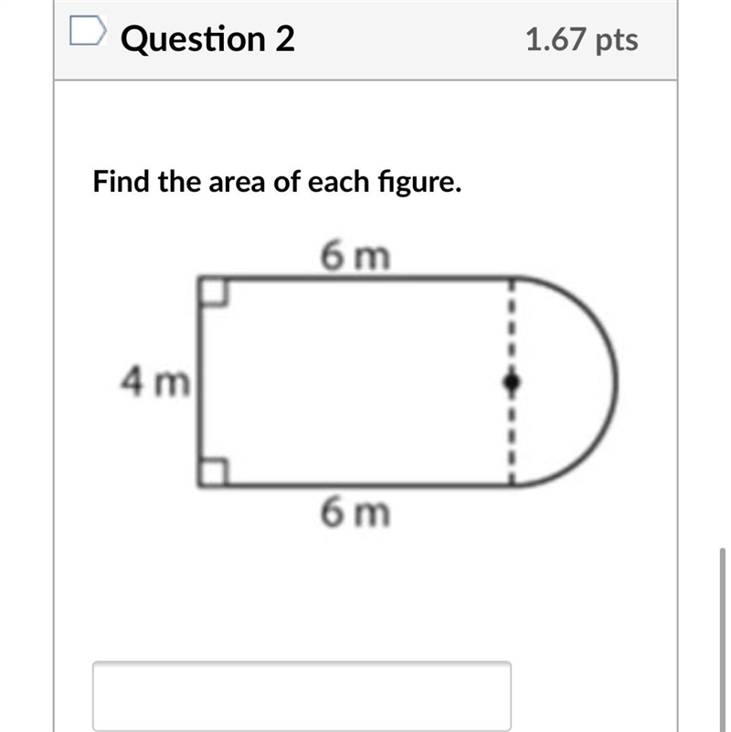 Find the area of the object-example-1