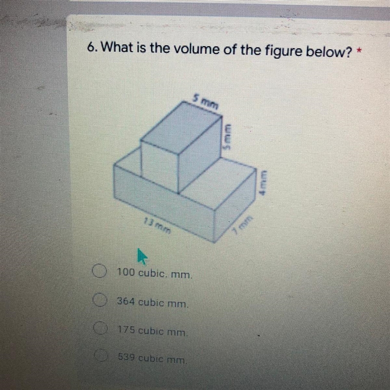 Please help me find the volume :3-example-1